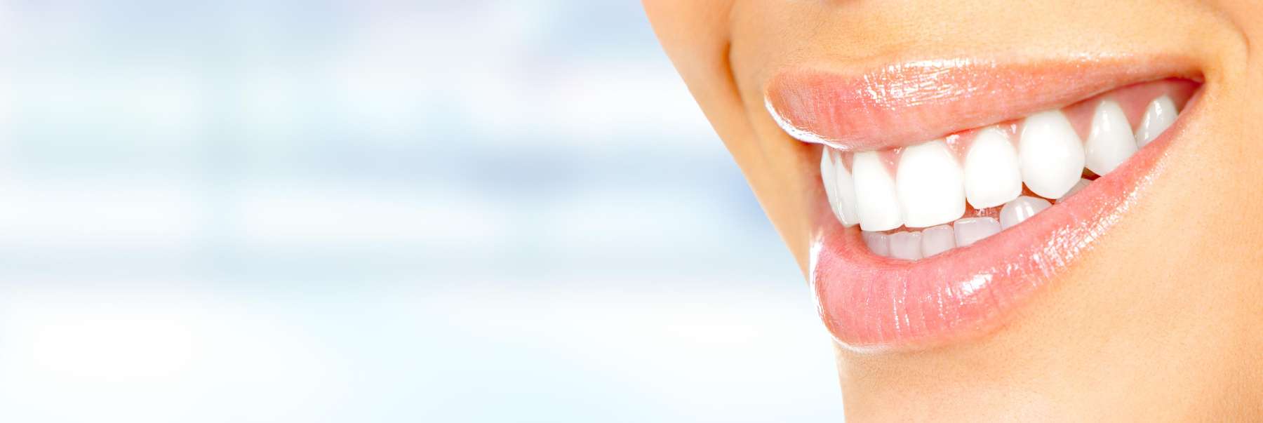 close up of woman's smile
