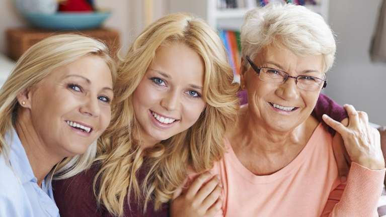 women with dental implants in raleigh nc
