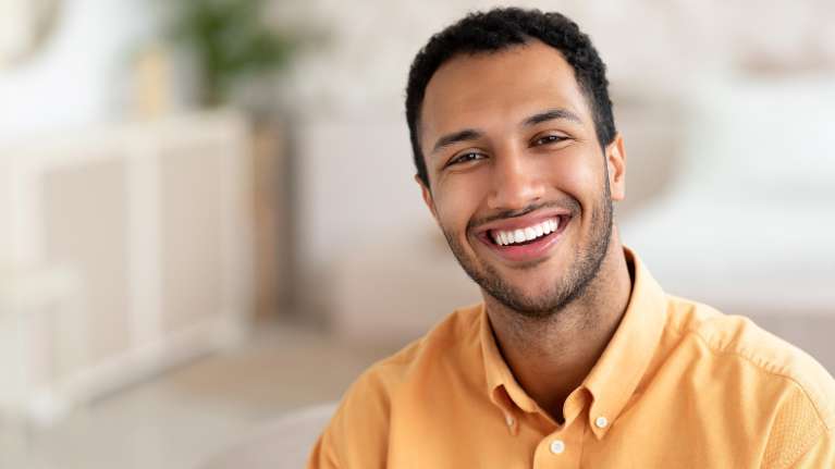 Raleigh man smiling